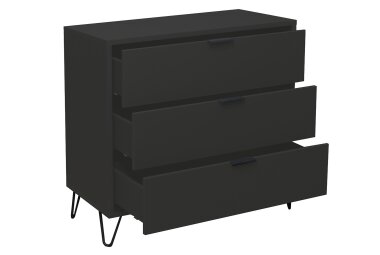 Kommode Erna 81x45x82 Anthrazit matt Lack 14717-D