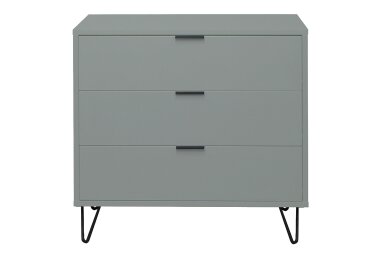 Kommode Erna 81x45x82 Pinie Green matt Lack 14719-D