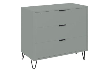 Kommode Erna 81x45x82 Pinie Green matt Lack 14719-D