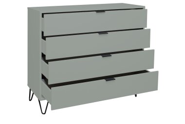 Kommode Erna 119x45x102 Pinie Green matt Lack 14722-D