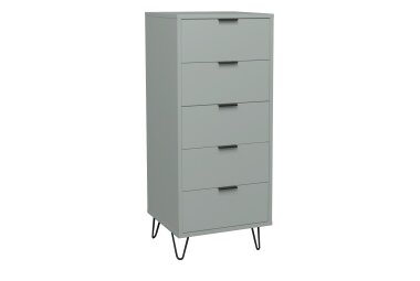 Kommode Erna 51x45x123 Pinie Green matt Lack 14728-D