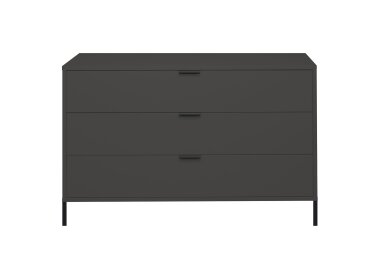 Kommode Erna 119x45x82 Anthrazit matt Lack 14714-Q
