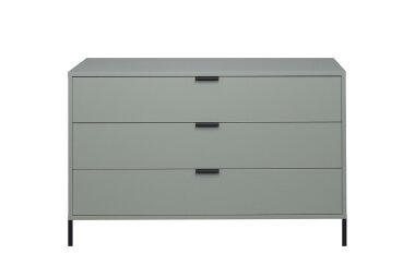 Kommode Erna 119x45x82 Pinie Green matt Lack 14716-Q