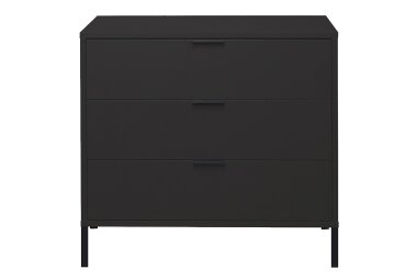 Kommode Erna 81x45x82 Anthrazit matt Lack 14717-Q