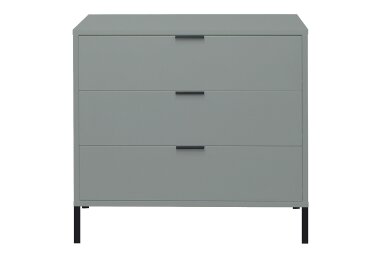 Kommode Erna 81x45x82 Pinie Green matt Lack 14719-Q