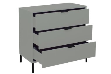 Kommode Erna 81x45x82 Pinie Green matt Lack 14719-Q