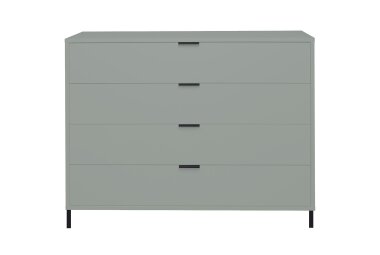 Kommode Erna 119x45x102 Pinie Green matt Lack 14722-Q