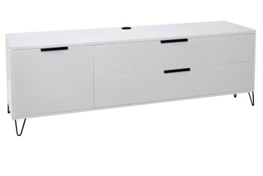 Lowboard Erna 168x45x62 Kreidegrau matt Lack 14758-D