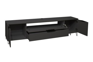 Lowboard Erna 216x45x62 Anthrazit matt Lack 14760-D