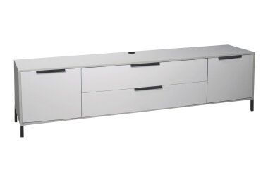 Lowboard Erna 216x45x62 Kreidegrau matt Lack 14761-Q
