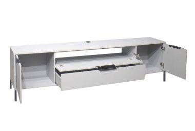 Lowboard Erna 216x45x62 Kreidegrau matt Lack 14761-Q