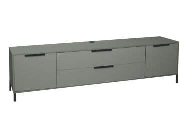 Lowboard Erna 216x45x62 Pinie Green matt Lack 14762-Q