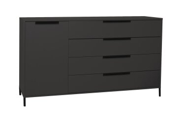 Esszimmerset Erna Esszimmer M&ouml;bel Anthrazit matt...