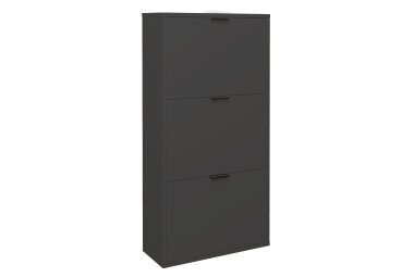 Garderobe Erna 166x32x187 Anthrazit matt Lack 90110