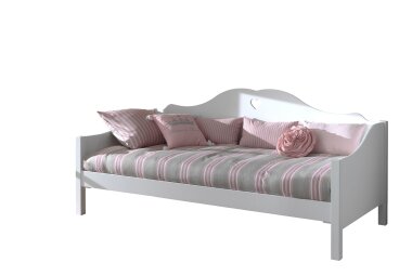 Kojenbett Kamila 211x97x95 Kinderbett MDF Weiß