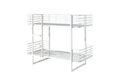 Etagenbett Karolin 205x99x166 Hochbett Metall Wei&szlig;