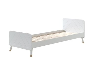 Einzelbett Kamillah 204x95x74 Kinderbett MDF Satin...