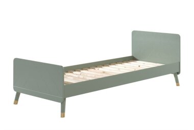 Einzelbett Kamillah 204x95x74 Kinderbett MDF Olive Gr&uuml;n