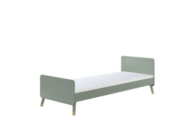 Einzelbett Kamillah 204x95x74 Kinderbett MDF Olive Gr&uuml;n