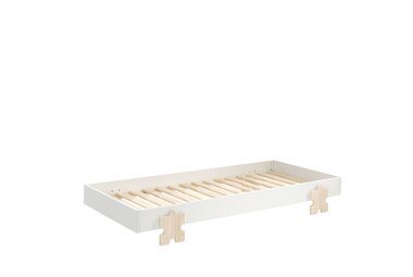 Stapelbett Karlene 204x94x28 Kinderbett MDF Weiß