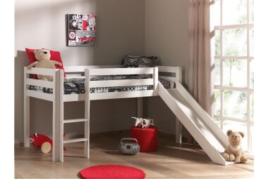 Kinderbett mit Rutsche Karolina 210x114x218 aus...