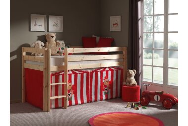 Kinderbett Karolina 210x114x106 Massivholz Natur...