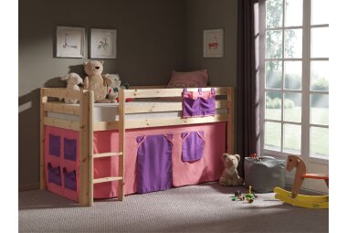 Kinderbett Karolina 210x114x106 Massivholz Natur...