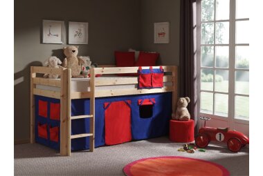 Kinderbett Karolina 210x114x106 Massivholz Natur...