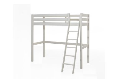 Hochbett Katharyn 209x165x190 Kinderbett Massivholz...