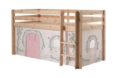 Kinderbett Karolina 210x114x106 Massivholz Natur...