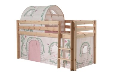 Kinderbett Karolina 210x114x106 Massivholz Natur...