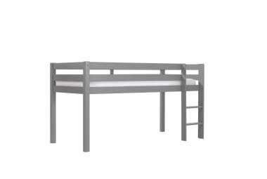 Kinderbett Karolina 210x114x218 aus Massivholz in Grau