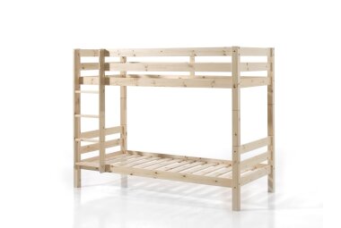 Etagenbett Karolina 210x105x161 Hochbett Massivholz natur