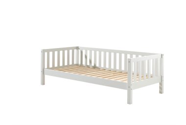 Kojenbett Karena 211x98x68 Einzelbett Massivholz Wei&szlig;