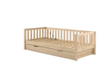 Kojenbett Karena 211x98x68 Einzelbett Massivholz natur