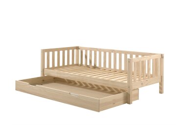 Kojenbett Karena 211x98x68 Einzelbett Massivholz natur