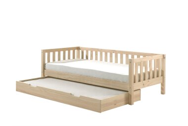 Kojenbett Karena 211x98x68 Einzelbett Massivholz natur