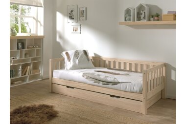 Kojenbett Karena 211x98x68 Einzelbett Massivholz natur