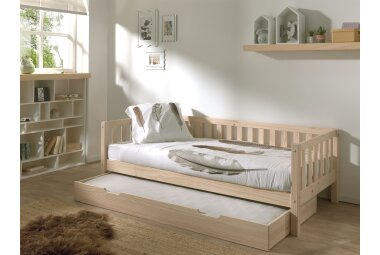 Kojenbett Karena 211x98x68 Einzelbett Massivholz natur