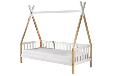 Zeltbett Karyn 1 206x96x185 Kinderbett Massivholz...