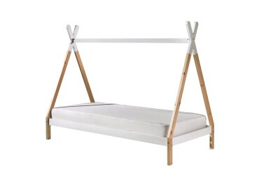 Zeltbett Karyn 2 206x98x158 Kinderbett Massivholz...