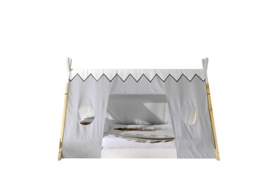 Zeltbett Karyn 3 206x106x135 Kinderbett Massivholz...