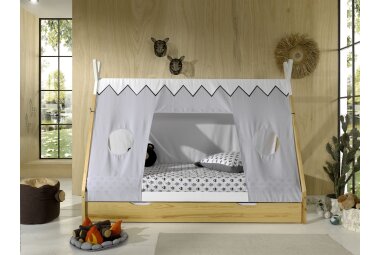 Zeltbett 7 Karyn 206x98x158 Kinderbett Massivholz...