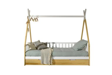 Zeltbett Karyn 6 206x96x185 Kinderbett Massivholz...