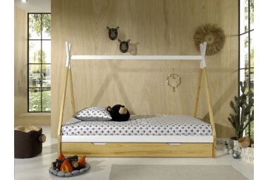 Zeltbett Karyn 5 206x98x158 Kinderbett Massivholz...