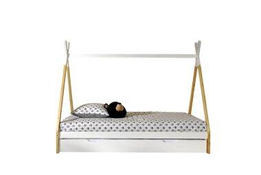 Zeltbett Karyn 5 206x98x158 Kinderbett Massivholz...