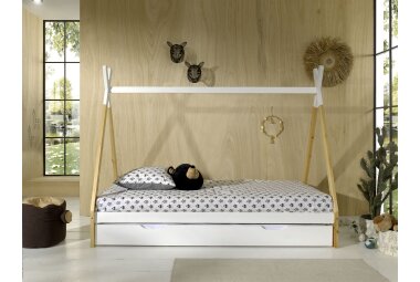 Zeltbett Karyn 5 206x98x158 Kinderbett Massivholz...