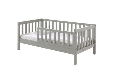 Juniorbett Karie 148x76x60 Kinderbett Massivholz Grau