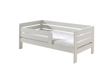 Juniorbett Karie 144x70x56 Kinderbett MDF Wei&szlig;