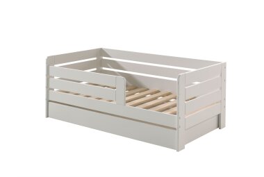 Juniorbett Karie 144x70x56 Kinderbett Massivholz+MDF...